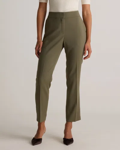 Quince Women's Stretch Crepe Ankle Pants In Olive
