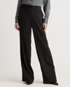 Quince Women's Stretch Crepe Classic Trouser Pants In Black