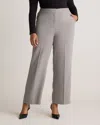 Quince Women's Stretch Crepe Classic Trouser Pants In Coastal Grey