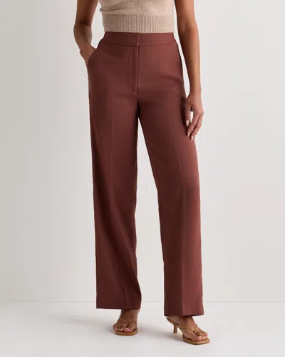 Quince Women's Stretch Crepe Classic Trouser Pants In Neutral