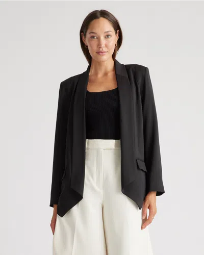 Quince Women's Stretch Crepe Open Blazer