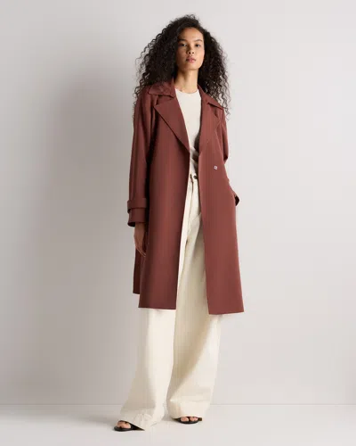 Quince Women's Stretch Crepe Trench Coat