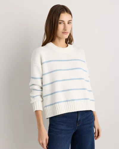 Quince Women's Striped Crew Sweater