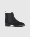 Quince Women's Suede Chelsea Boot In Black