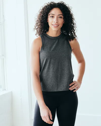 Quince Women's Super Soft Performance Tank Top In Charcoal