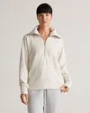 Quince Women's Supersoft Fleece Half Zip In Off-white