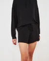 Quince Women's Supersoft Fleece Shorts In Black