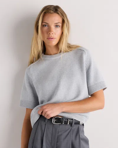 Quince Women's Sweater T-shirt In Gray