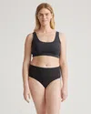 Quince Women's Tank Top Bralette In Black