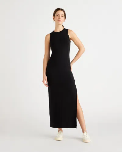 Quince Women's Tank Top Maxi Dress In Black