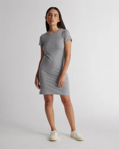 Quince Women's Tencel Jersey T-shirt Dress In Heather Grey