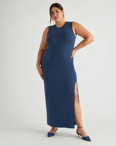 Quince Women's Tencel Jersey Tank Top Maxi Dress In Navy