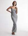 QUINCE WOMEN'S TENCEL RIB KNIT MAXI SLIP DRESS