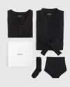 Quince Women's The Essentials Hospital Set In Black