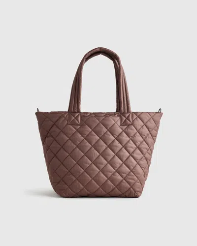 Quince Women's Transit Quilted Carry-all Tote In Brown
