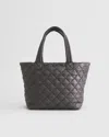 Quince Women's Transit Quilted Carry-all Tote In Charcoal