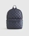 Quince Women's Transit Quilted Commuter Backpack In Navy