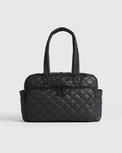 Quince Women's Transit Quilted Duffle Bag In Black