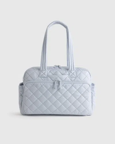 Quince Women's Transit Quilted Duffle Bag In Blue