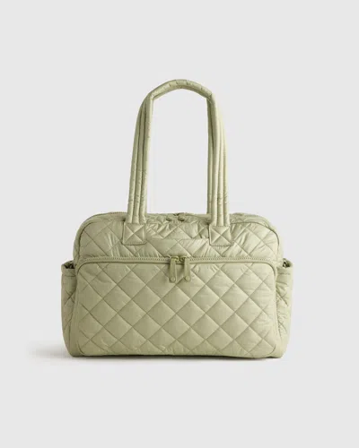 Quince Women's Transit Quilted Duffle Bag In Green