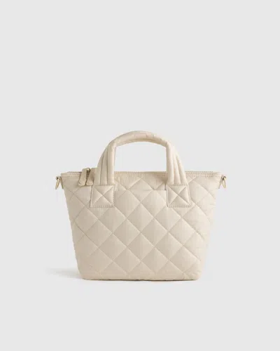 Quince Women's Transit Quilted Small Crossbody Tote