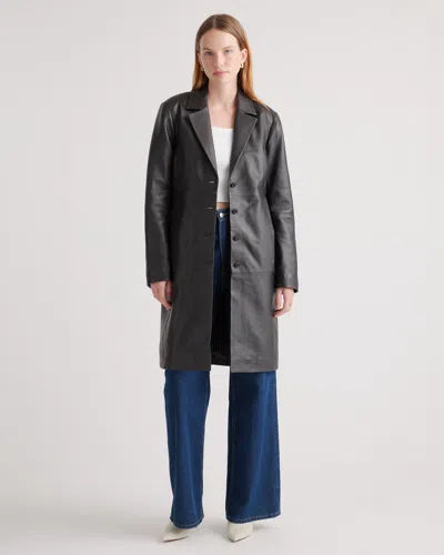 Quince Women's Trench Coat In Black