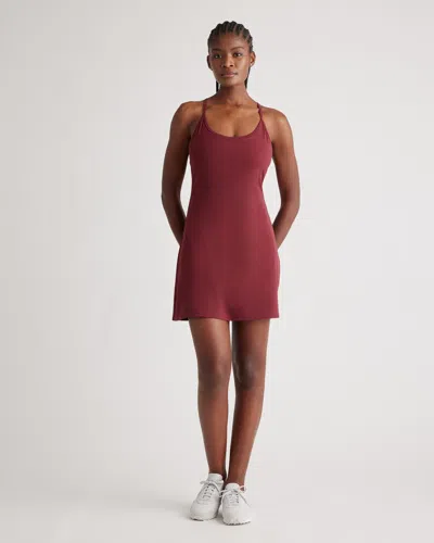 Quince Women's Ultra-form Active Dress In Merlot