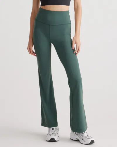 Quince Women's Ultra-form High-rise Flared Pants In Forest Green