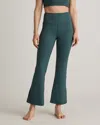 Quince Women's Ultra-form High-rise Flared Pants In Forest Green