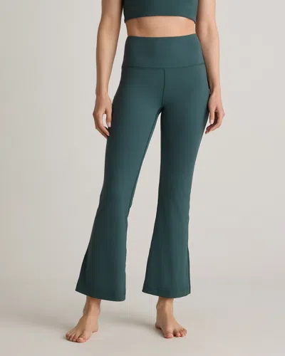 Quince Women's Ultra-form High-rise Flared Pants In Forest Green