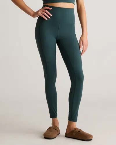 Quince Women's Ultra-form High-rise Pocket Legging In Forest Green
