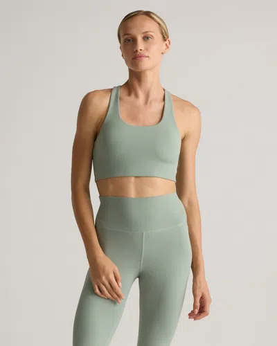 Quince Women's Ultra-form Scoop Neck Longline Bra In Aloe