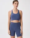 Quince Women's Ultra-form Scoop Neck Longline Bra In Blue