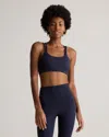 Quince Women's Ultra-form Scoop Neck Strappy Bra In Deep Navy
