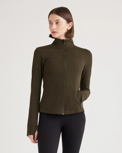 Quince Women's Ultra-form Slim Fit Jacket In Smokey Olive