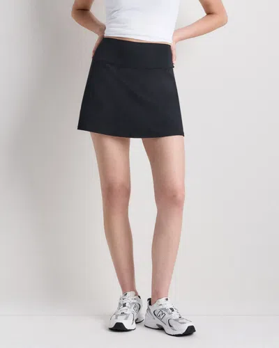 Quince Women's Ultra-form Tennis Skort In Black