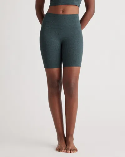 Quince Women's Ultra-soft Bike Short 7" In Heather Green