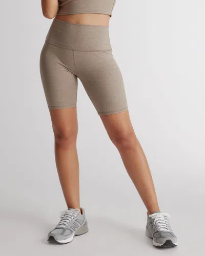 Quince Women's Ultra-soft Bike Short 7" In Heather Oatmeal
