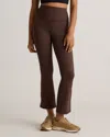Quince Women's Ultra-soft Cropped Bootcut Pants In Heather Espresso