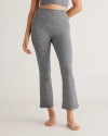 Quince Women's Ultra-soft Cropped Bootcut Pants In Heather Grey