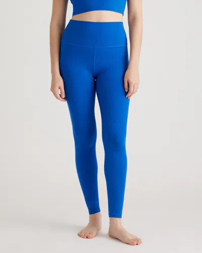 Quince Women's Ultra-soft High-rise Legging In Heather Cobalt