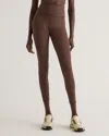 Quince Women's Ultra-soft High-rise Legging In Heather Espresso