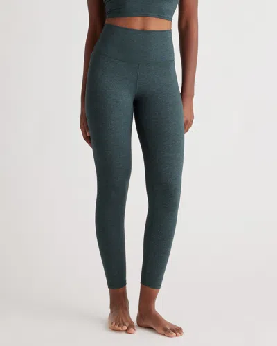 Quince Women's Ultra-soft High-rise Legging In Heather Green