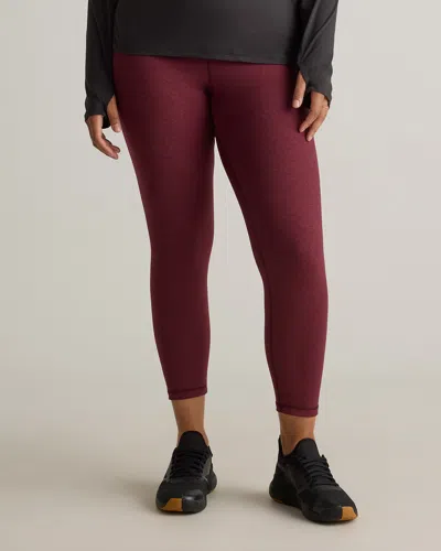 Quince Women's Ultra-soft High-rise Legging In Heather Merlot