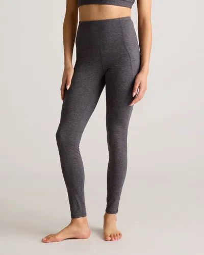 Quince Women's Ultra-soft High-rise Pocket Legging In Heather Charcoal