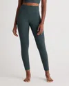 Quince Women's Ultra-soft High-rise Pocket Legging In Heather Green