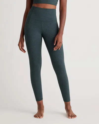 Quince Women's Ultra-soft High-rise Pocket Legging In Heather Green