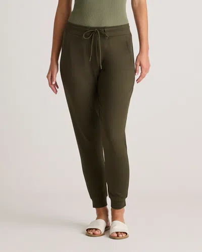 Quince Women's Ultra-stretch Ponte Jogger Pants In Olive