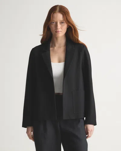 Quince Women's Ultra-stretch Ponte Open Blazer