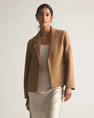 Quince Women's Ultra-stretch Ponte Open Blazer